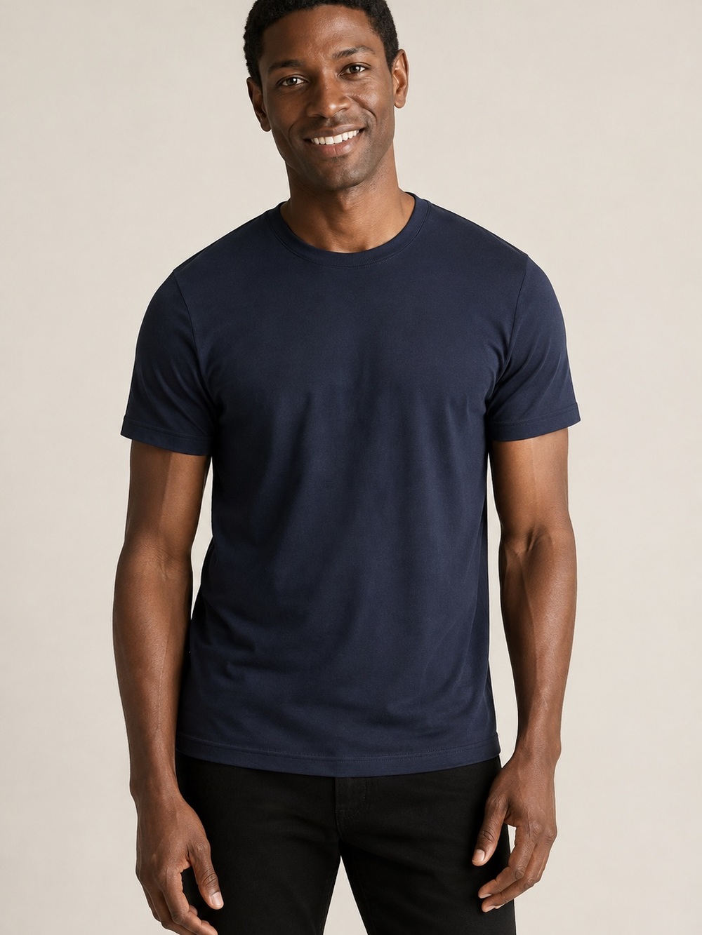 Bonobos Jetsetter Performance Tee Navy Slim Fit Small NWT